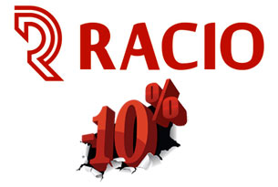 Скидки на Racio R110 и Racio R800!